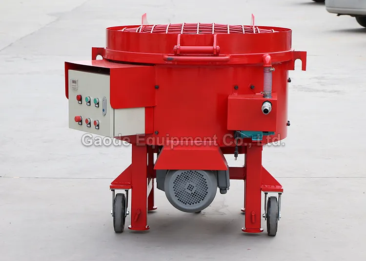 GAODETEC GRM250 User-Friendly Refractory Pan Mixer For On-Site Use